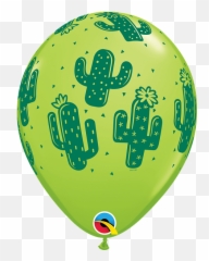 Cactus Print Latex Balloon 11 - Dot Emoji,Justice Emoji Party Supplies
