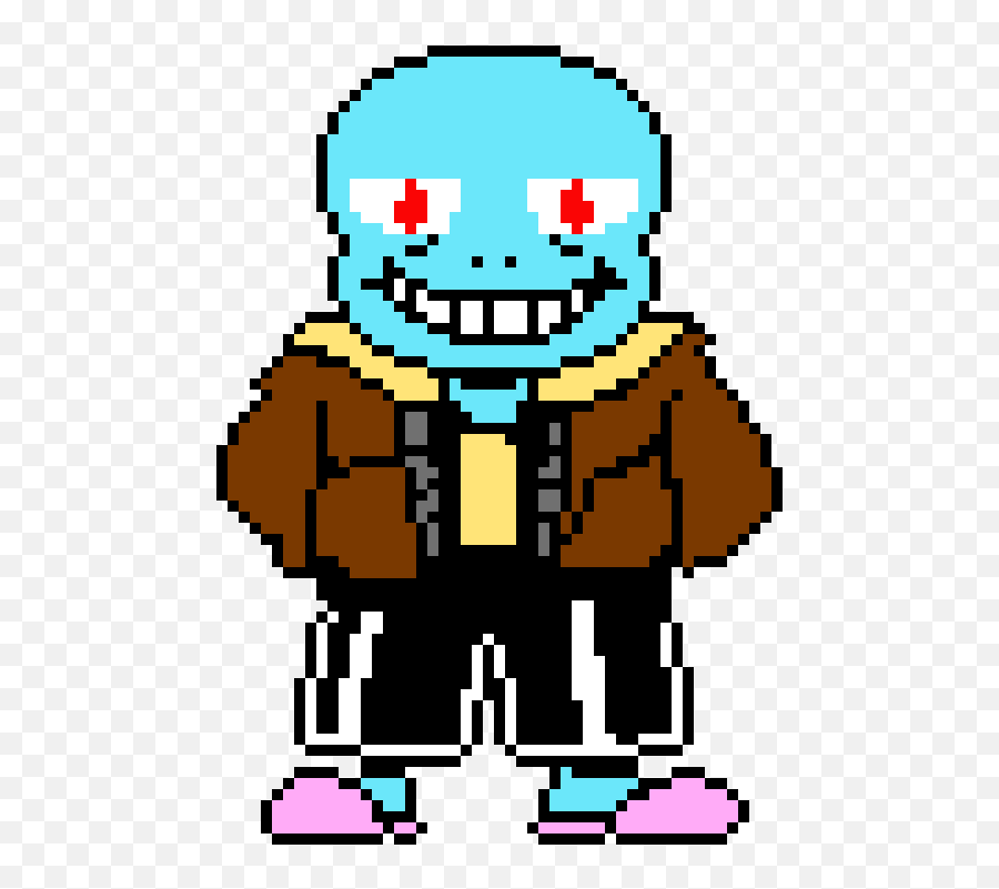 Pixel Art Gallery - Killer Sans Pixel Art Emoji,Han Solo I Know Emoji