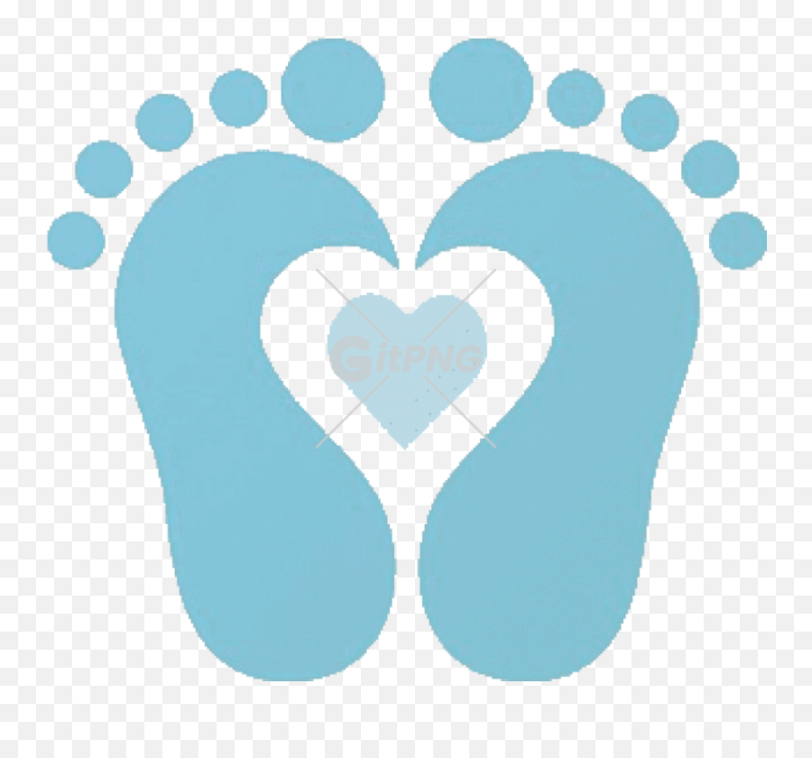 Free Svg Baby Feet - Baby Feet Footprints Clipart Blue Emoji,Baby Feet Emoji