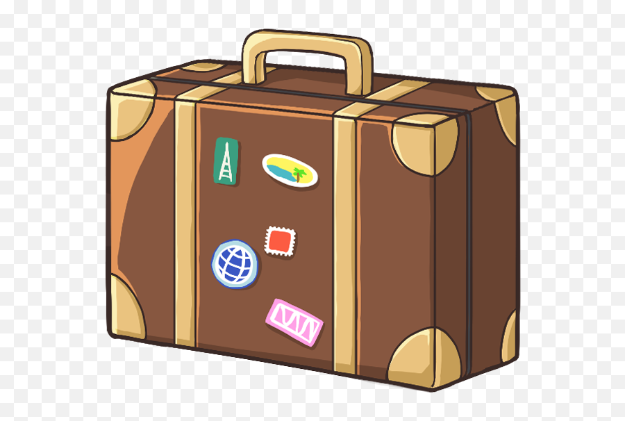 Download Stickers Emojis By Zuzis - Bag Full Size Png Suitcase Clipart Png,Whatsapp Emojis Trash