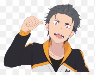 What Anime Or Manga Character Do You - Subaru Re Zero Png Emoji,Most Powerful Expression Of Emotion From Male Characters Anime