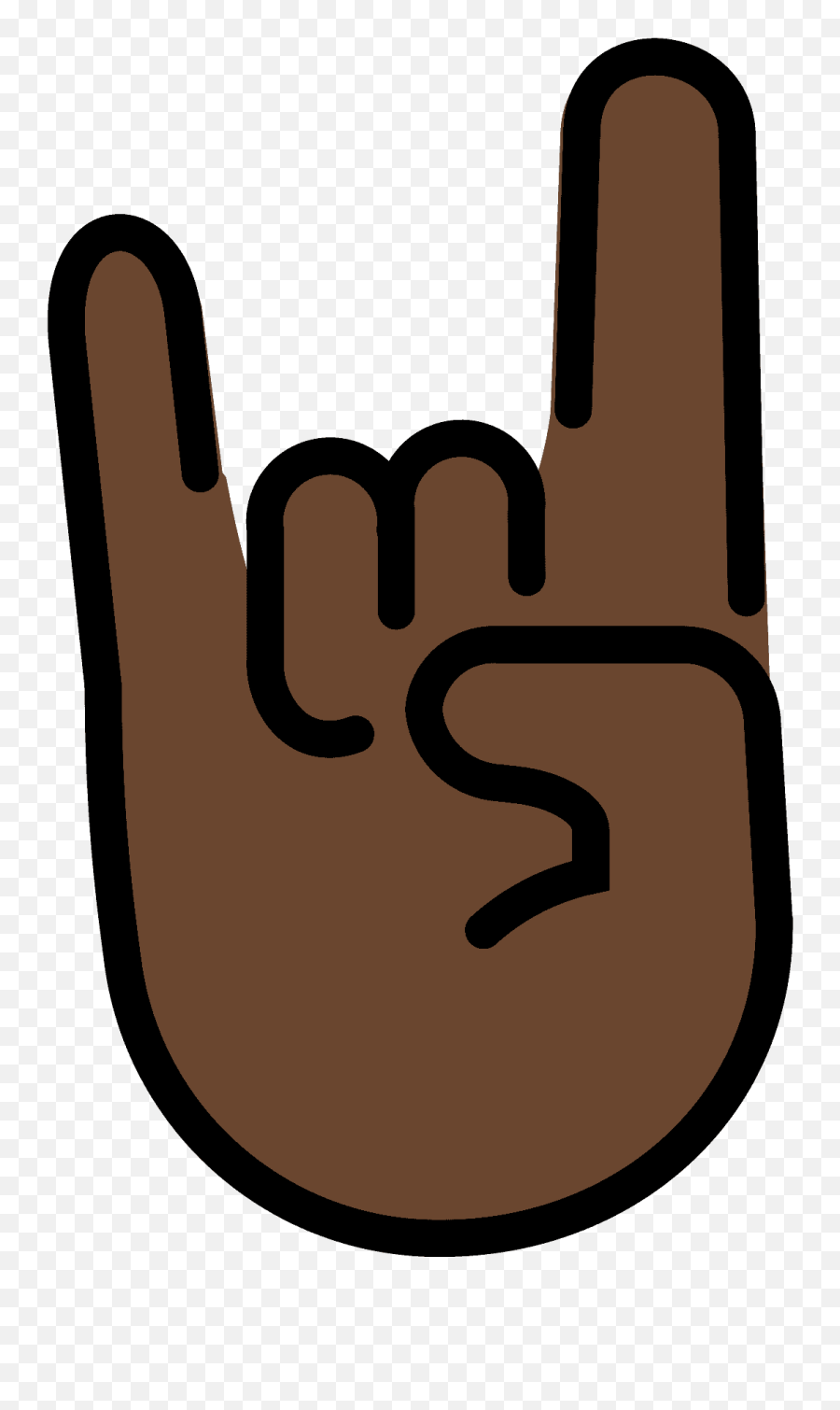 Sign Of The Horns Emoji Clipart - Sign Language,Horns Down Emoji