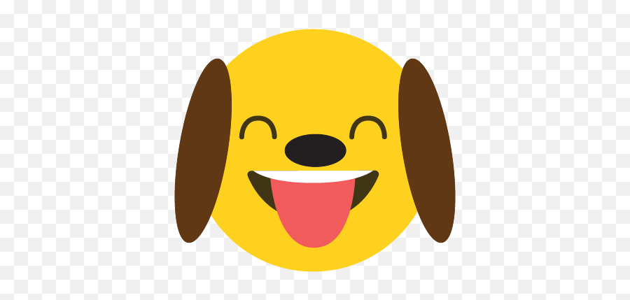 Doggmoji By Casey Pollock Emoji,Omg, Love It, Yea, Ha Ha Ha!!!!!!!!!!!!! ? Grin Emoticon