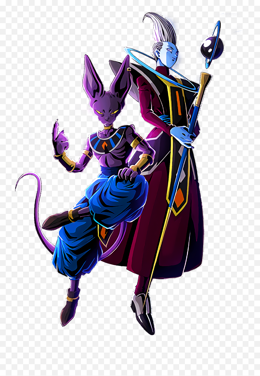Destruction Of World Harmony Beerus And Whis - Renders Aiktry Emoji,Harmony Emoji