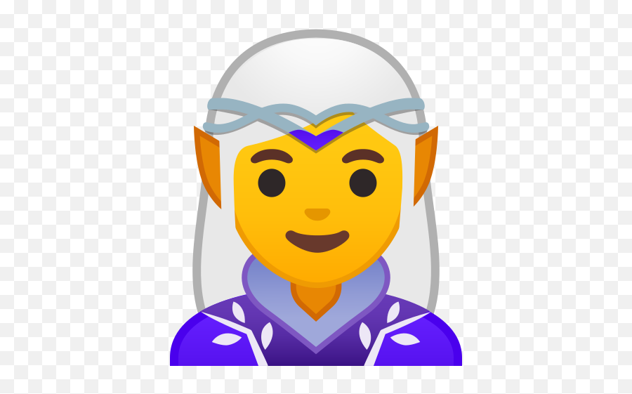 Woman Elf Emoji - Emoji De Elfo,Elf Emoji