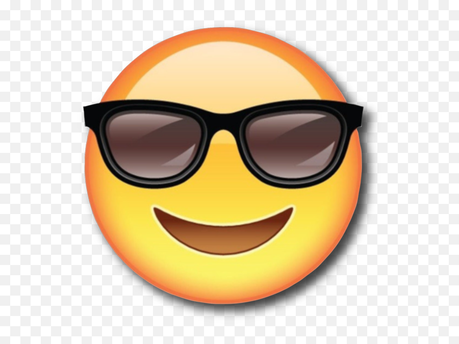 Cool Face Emoji U2014 Yard - Cards,Small Emoji