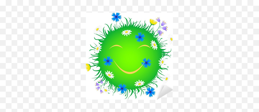Sticker Vector Smiling Planet Earth Time Of The Year Emoji,Planet Emoticons