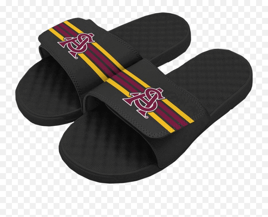 Arizona State Varsity Stripes Slides Emoji,Flip Flops Emoji