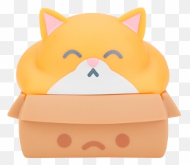Chonky Trash Kitty Night Light Collectible Lamp By 100 Soft Emoji,Good Night Comic Emoji
