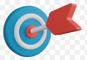 Premium Target 3d Illustration Download In Png Obj Or Blend Emoji,Emoji Blue Target