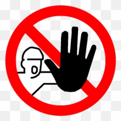 Free Entrance Sign Cliparts Download - Do Not Enter Png Emoji,No Entry Sign Emoji
