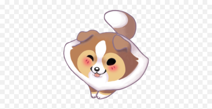 Dog Cute Sheltie Smile Sticker - Happy Emoji,Sheltie Emoji