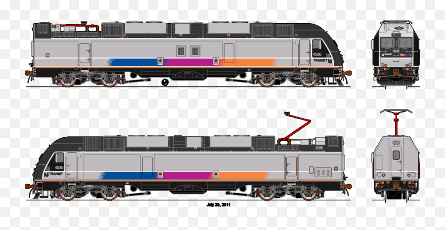 Njt Amt Train Mod Automata - Alp 45dp Emoji,Train Track Emoji