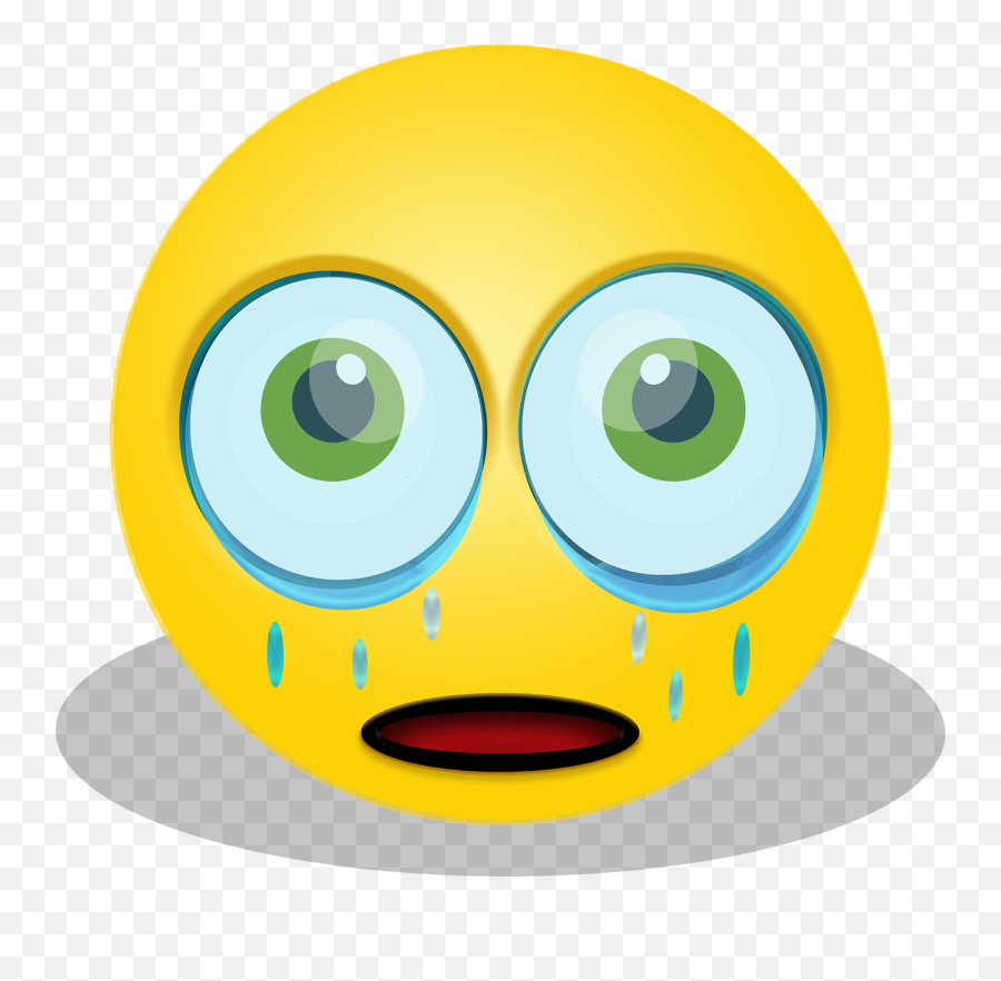 Graphic Smiley Emoticon - Meme Emojis Png,Crying Emoticon