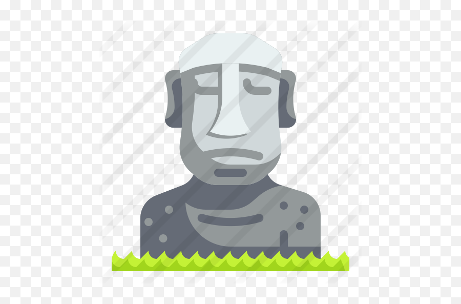 Stoneface Sticker - Moai Golem Emoji,Moai Emoji - Free Emoji PNG