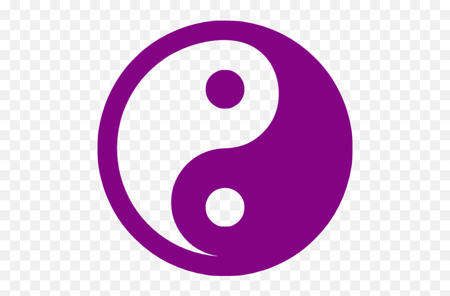 Purple Yin Yang Icon - Green Yin Yang Icon Emoji,Sharingan Emoticon