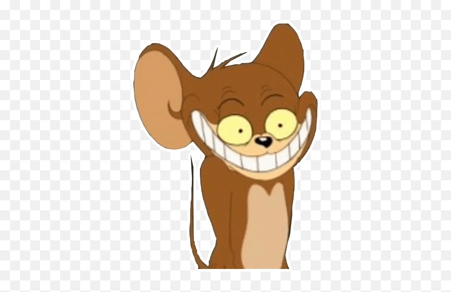 Telegram Sticker 011 - Creepy Tom And Jerry Emoji,Tom And Jerry Emoji