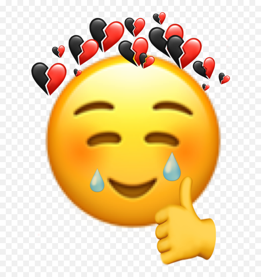 Emoji Cray Smile Sticker By - Red Heart Crown Png,Ok Emoji Text