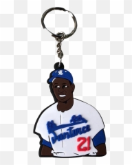 Roberto Clemente Keychain - For Baseball Emoji,Emoji Keychain