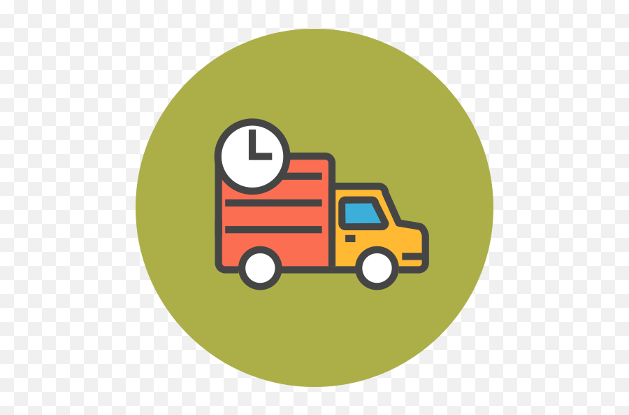 Delivery Truck Home Service Free Icon Of Flat - Line Ecommerce Vector Truck Icon Png Emoji,Delivery Truck Emoji