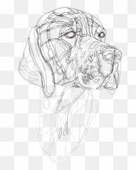 How To Digitize Dog Embroidery Designs - Absolute Digitizing Sketch Emoji,Dog Ear Emotions