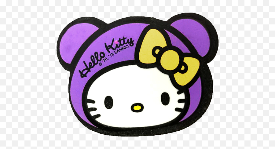 Hello Kitty Nail Buffer Purple - Purple Hello Kitty Transparent Emoji,Emoji Nail Buffer