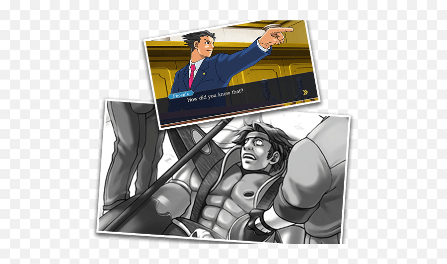 Capcom Phoenix Wright Ace Attorney Trilogy Official Website - Fictional Character Emoji,Phoenix Wright Text Emoticons