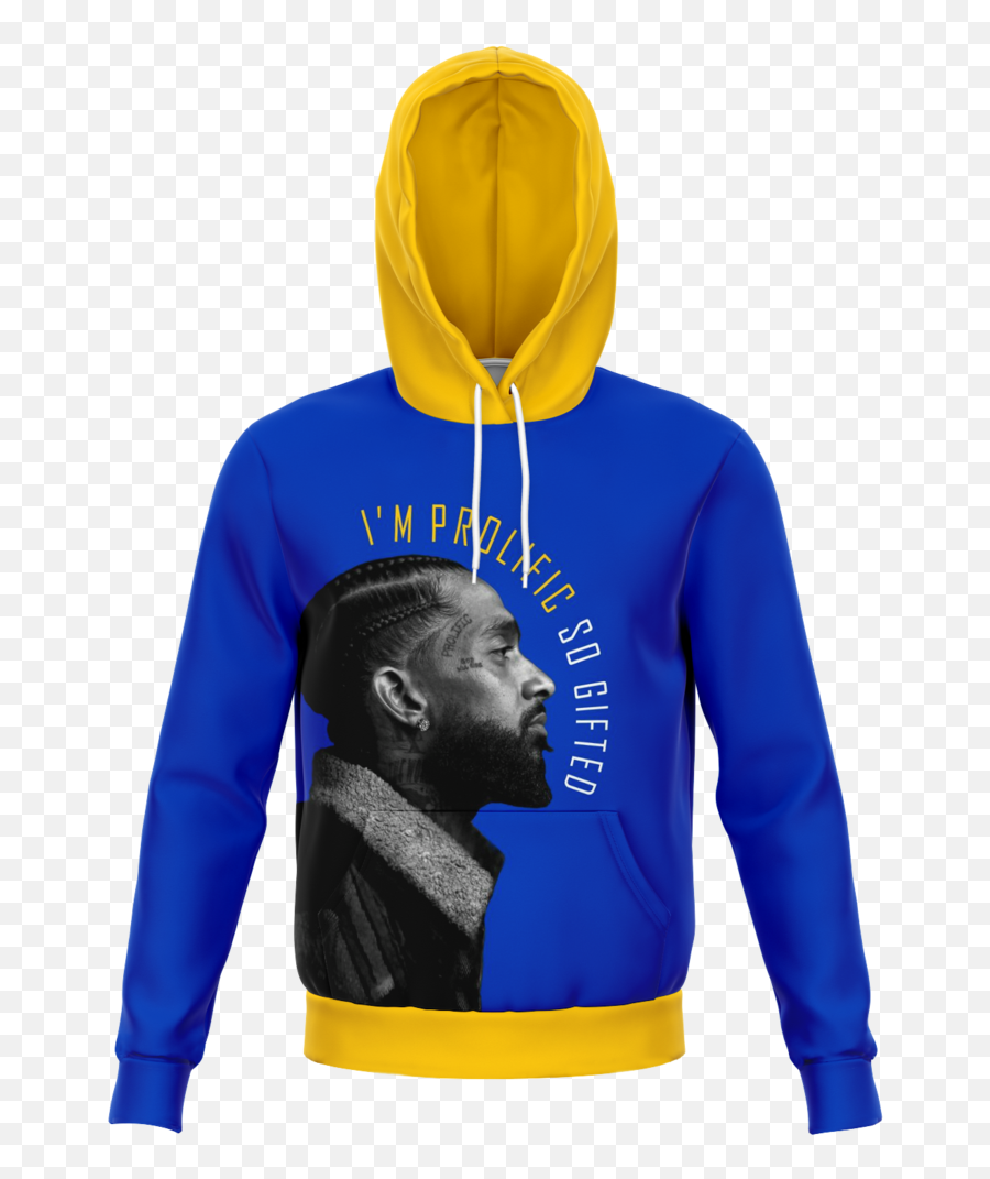 Im Prolific Nipsey Hussle Blue Hoodie - Hooded Emoji,Nipsey Hussle I Been Through Every Emotion