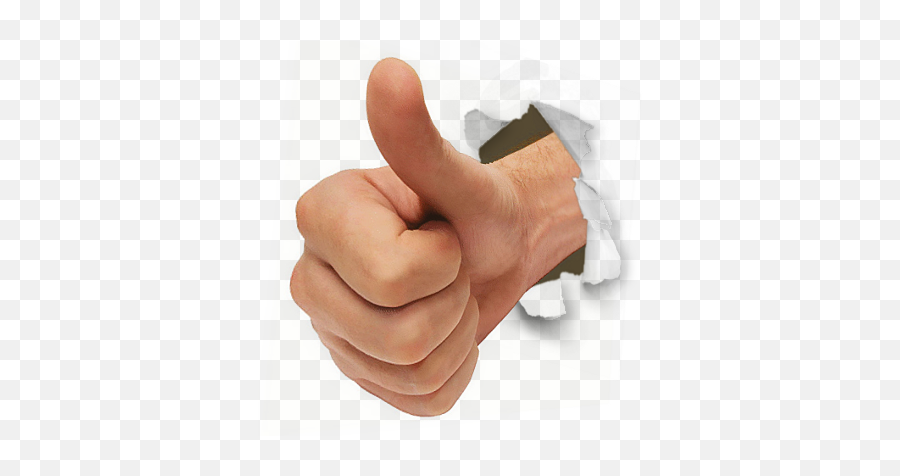 Download Hd Facebook Thumbs Up Transparent Thumbs Up Through - Free Clipart Of Thumbs Up Emoji,Facebook Thumbs Up Emoji