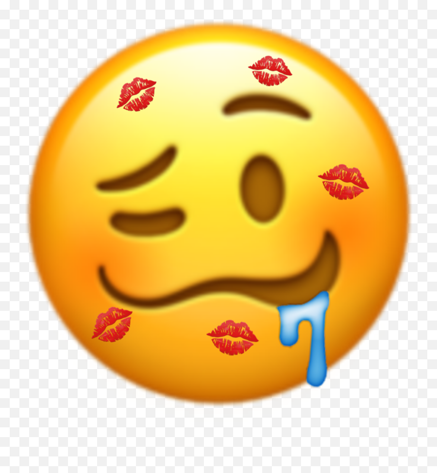 Emojiiphone Iphone Emoji Sticker By Vianey May - Emoji Babeando Iphone,Smiley Emoji Iphone