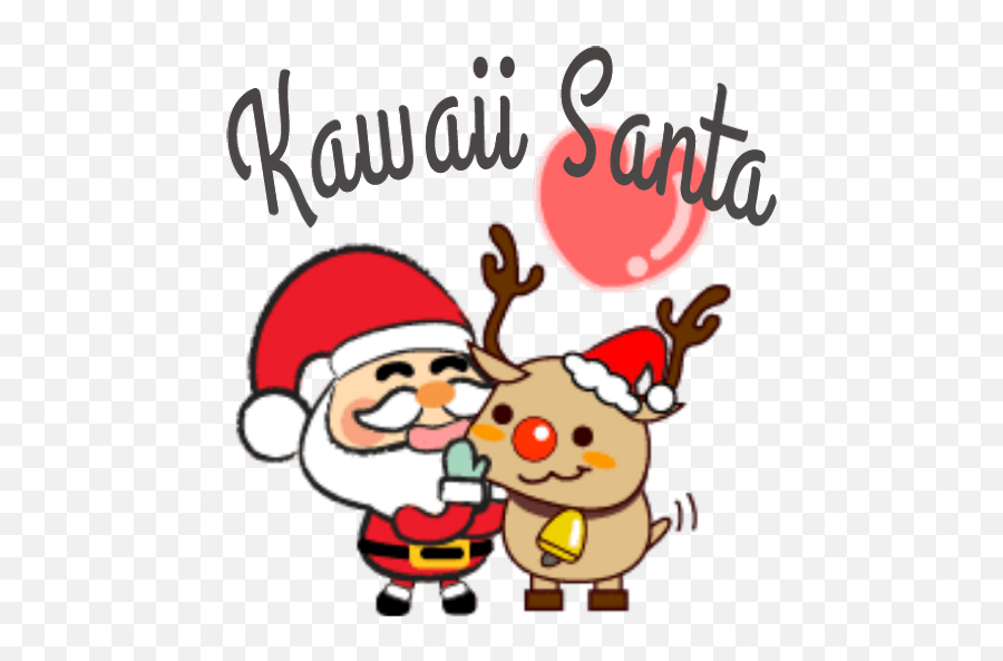Sticker Maker - Kawaii Santabyyessy Santa Claus Emoji,Winter Holiday Emojis