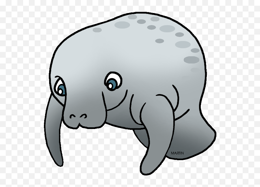 Clipart Transparent Manatee Gif - Manatee Clip Art Emoji,Manatee Emoji