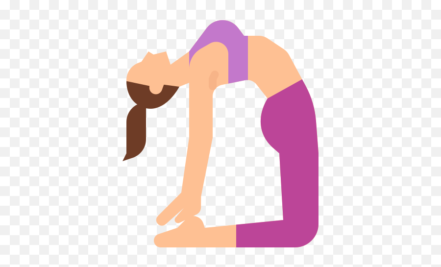 Camel Pose - For Running Emoji,Yoga Poses That Evoke Emotion