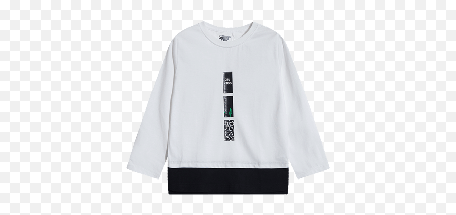 Boyu0027s T Shirt Fashion Long Sleeve O Neck Casual Patchwork Top - Long Sleeve Emoji,Biys Graphic Emoji Long Sleeves