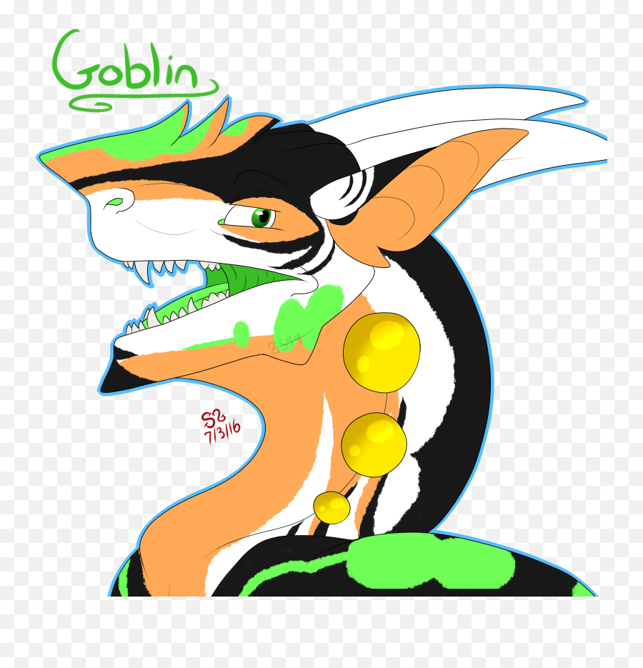 Goblin Headshot Clipart - Full Size Clipart 2270848 Mythical Creature Emoji,Birb Emoji