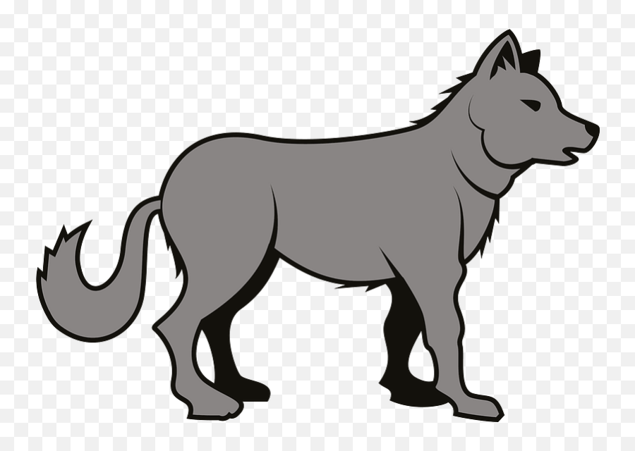 Wolf Clipart Free Download Transparent Png Creazilla - Animados Imágenes De Coyotes Emoji,Howling Wolf Emoji