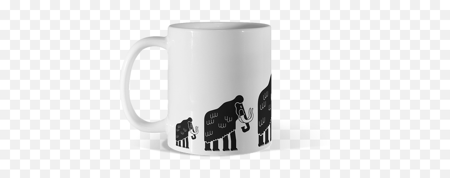 Shop Roplons Design By Humans - Magic Mug Emoji,Elephants And Emotion