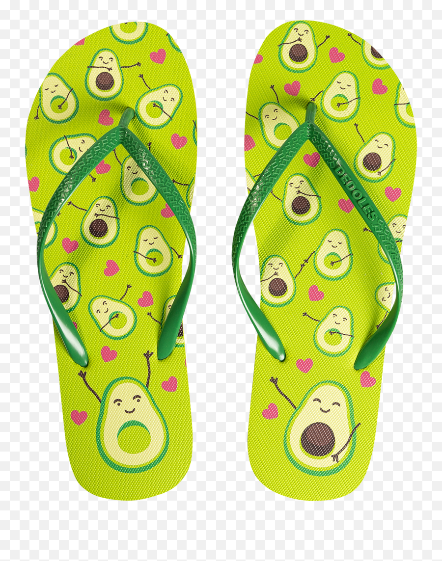 Flip Flops Avocado Love Dedoles - Dedoles Ciabatte Donna Emoji,Girls Emoji Knee Socks