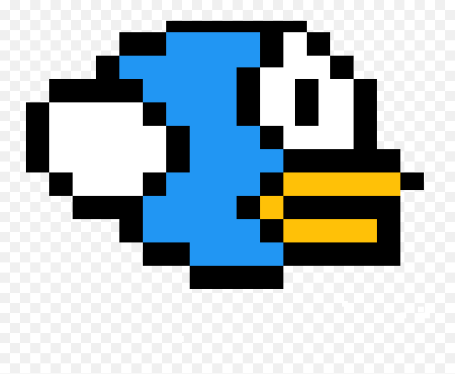 Flappy Bird Pixel Art Png Image Transparent Png Arts - Pixel Art Flappy Bird Emoji,Japan Emoticon Pixel Stars Png