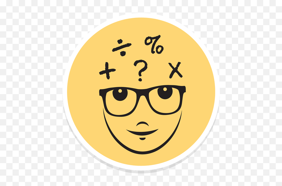 Math Master - Math Emoji Png,Brain Emoticon