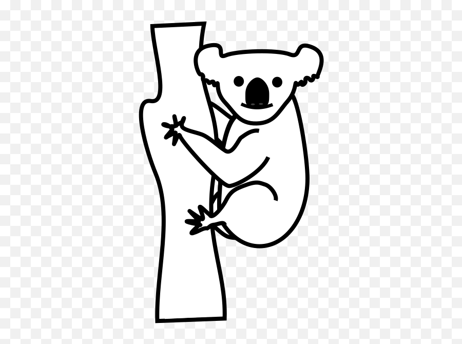 Free Koala Clipart Black And White Download Free Clip Art - Clipart Black And White Koala Emoji,Koala Emoji Png