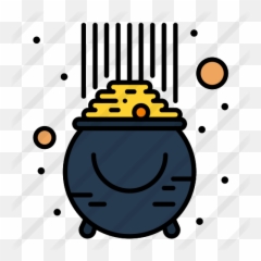 Gold Pot - Dot Emoji,Emoticon For A Pot