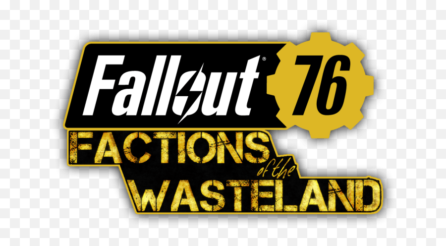 Fallout 76 Concept Update Factions Of The Wasteland - Language Emoji,Fallout 4 Pip Emoticon Text Art