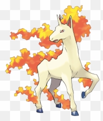 Rapidash - Pokemon Rapidash Emoji,Horse Emotions Printable Encyclopedia