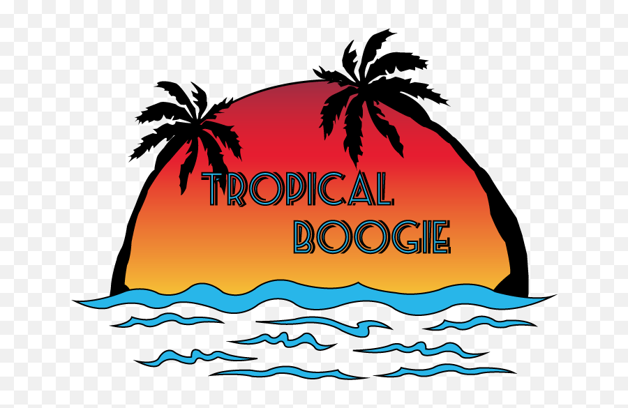 Tropical Boogie On Twitter - 4in X 4in Beach Sunset Sticker Emoji,Emoji Drinking On The Beach