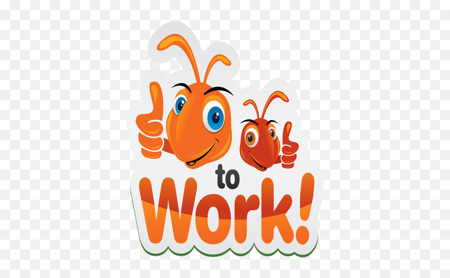 Ant Cartoon Hardwork Logo Transparent Png U0026 Svg Vector Emoji,Angry Ant Emojis