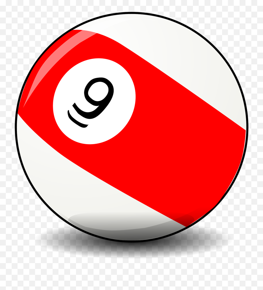 Billiard Ball Pool Ball Red Ball Public Domain Image - Freeimg Emoji,Billiards Emoji