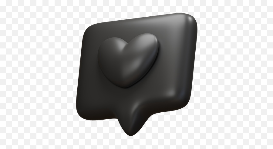 Heart Button 3d Illustrations Designs Images Vectors Hd Emoji,Black Heart Png Emoji