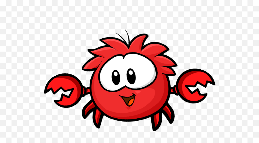 Crab Clipart Club Penguin - Club Penguin Crab Puffle Png Club Penguin Crab Puffle Emoji,Crab Emoticon