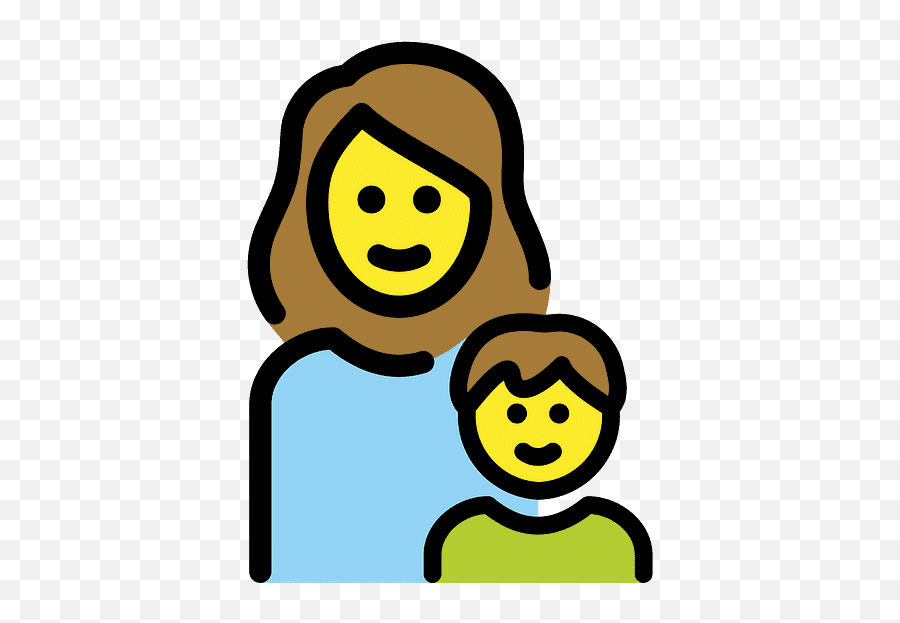 Woman Boy Emoji Clipart - Sharing,Boy Emoji Clothes